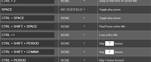 edit shortcuts or create new ones captioning shortcuts screenshot